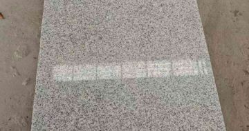 日照芝麻白光面毛板