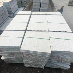 日照芝麻白毛板，石材毛板