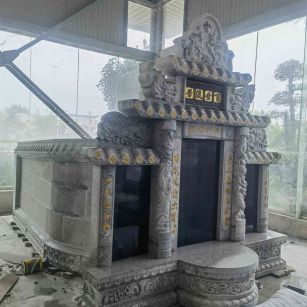 日照套墓 墓碑 围坟石 异形定制