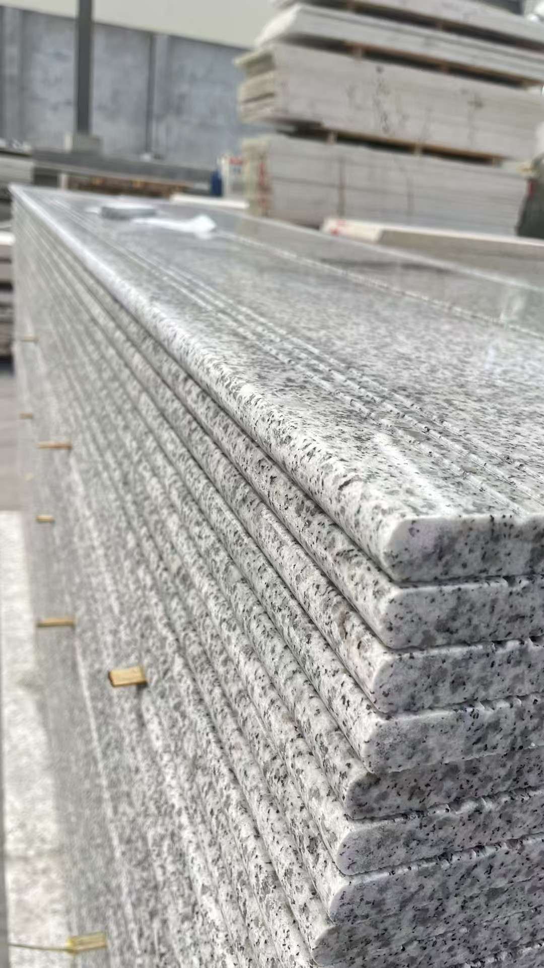 日照芝麻白楼梯踏步 花岗岩楼梯板材